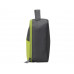 Изотермическая сумка-холодильник "Breeze" для ланч-бокса, серый/зел яблоко с нанесением логотипа компании