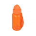 Бутылка для воды со складной соломинкой «Kidz» 500 мл, фиолетовый с нанесением логотипа компании