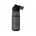 Бутылка спортивная "Capri", черный с нанесением логотипа компании