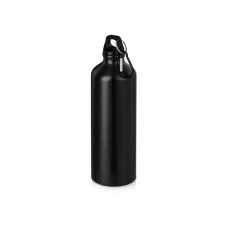 Бутылка "Hip M" с карабином, 770 мл, черный с нанесением логотипа компании