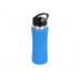 Бутылка спортивная "Коста-Рика" 600мл, голубой с нанесением логотипа компании