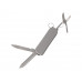 Мультитул-складной нож 3-в-1, металлик с нанесением логотипа компании
