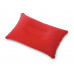 Набор для путешествия с прямоугольной подушкой Cloud, красный с нанесением логотипа компании