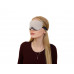 Маска для глаз Travel Blue Luxury Eye Mask (453), цвет бежевый с нанесением логотипа компании