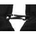 Перчатки флисовые «Ямантау» S, черный с нанесением логотипа компании