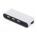 USB-хаб «Hubix» с коннектором 2-в-1 USB-C и USB-A, 2.0, белый с нанесением логотипа компании