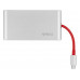 Хаб USB Rombica Type-C Hermes Red (Р) с нанесением логотипа компании