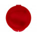 Кабель для зарядки Versa «3-в-1» в футляре, красный прозрачный с нанесением логотипа компании