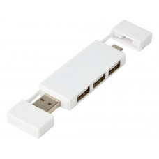Mulan Двойной USB 2.0-хаб, белый