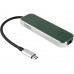 Хаб USB Rombica Type-C Chronos Green (Р) с нанесением логотипа компании Хаб USB Rombica Type-C Chronos Green (Р) с нанесением логотипа компании