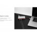 Хаб USB Rombica Type-C Hermes Red (Р) с нанесением логотипа компании