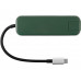 Хаб USB Rombica Type-C Chronos Green с нанесением логотипа компании