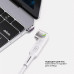 Адаптер USB-С - USB-C, магнитный, белый, Deppa с нанесением логотипа компании