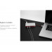 Хаб USB Rombica Type-C Hermes Red с нанесением логотипа компании