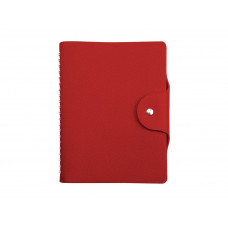 Ежедневник недатированный А5 "Torino", красный с нанесением логотипа компании
