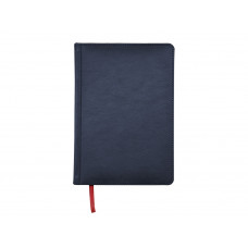 Ежедневник недатированный А5 "Classic", синий с нанесением логотипа компании