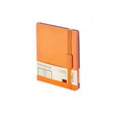Ежедневник В5 недатированный «Leggenda», оранжевый с нанесением логотипа компании