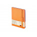 Ежедневник В5 недатированный «Leggenda», оранжевый с нанесением логотипа компании