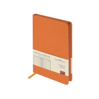 Ежедневник А5 "Megapolis Color" soft-touch, оранжевый