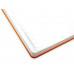Бизнес-блокнот "С3" софт-тач с магнитом, твердая обложка, 128 листов, оранжевый с нанесением логотипа компании