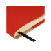 Ежедневник недатированный А5 «Sorrento», красный с нанесением логотипа компании