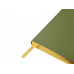 Ежедневник недатированный А5 "Verde" с нашивкой, зеленый с нанесением логотипа компании