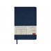 Ежедневник А5 "Megapolis Color" soft-touch, темно-синий с нанесением логотипа компании