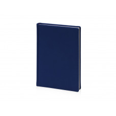 Ежедневник недатированный А5 «Velvet», синий с нанесением логотипа компании