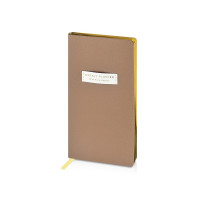 Еженедельник недатированный А6 "Total beige" с нашивкой, бежевый