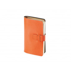 Ежедневник недатированный А5- «Sienna», оранжевый с нанесением логотипа компании