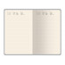 Ежедневник недатированный А5 "Total beige" с нашивкой, бежевый с нанесением логотипа компании
