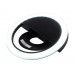 Световое кольцо для селфи "Glitter", черный (P) с нанесением логотипа компании