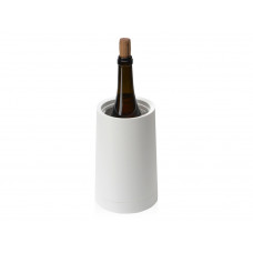 Охладитель Cooler Pot 2.0 для бутылки цельный, белый с нанесением логотипа компании