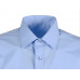 Рубашка Houston мужская с длинным рукавом, голубой с нанесением логотипа компании