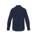 Carnelian женская рубашка из поплина - Navy Blue с нанесением логотипа компании