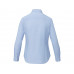 Cuprite Женская рубашка с длинным рукавом, изготовленная из натуральных материалов, которые отвечают стандарту GOTS - Светло-синий с нанесением логотипа компании