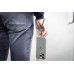 Ремешок-держатель для телефона с зарядным кабелем USB-C - USB-C «Lany Wristband Charge Eco», серый с нанесением логотипа компании