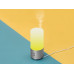 Увлажнитель воздуха с подсветкой "Breathe", белый/серебристый с нанесением логотипа компании