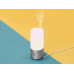 Увлажнитель воздуха с подсветкой "Breathe", белый/серебристый с нанесением логотипа компании