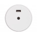 USB увлажнитель воздуха Sprinkle с двумя насадками, белый с нанесением логотипа компании