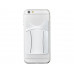 Картхолдер для телефона с держателем «Trighold», белый с нанесением логотипа компании