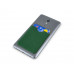 Чехол-картхолдер Favor на клеевой основе на телефон для пластиковых карт и и карт доступа, темно-зеленый с нанесением логотипа компании