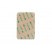 Чехол-картхолдер Favor на клеевой основе на телефон для пластиковых карт и и карт доступа, зеленый с нанесением логотипа компании