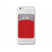 Картхолдер для телефона с держателем «Trighold», красный с нанесением логотипа компании