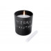 Свеча ароматическая KING, ваниль, черный с нанесением логотипа компании