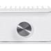 Настольный вентилятор с плавным регулированием скорости "Circa", белый с нанесением логотипа компании