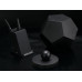 Беспроводная зарядка-подставка с подсветкой "Glow box", черный (Р) с нанесением логотипа компании