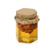 Сувенирный набор "Мед с миндалем" 250 гр с нанесением логотипа компании