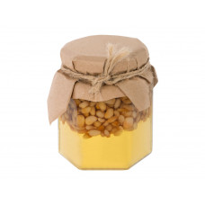 Сувенирный набор "Мед с кедровыми орешками" 250 гр