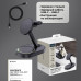 Беспроводная зарядная станция 3 в 1 MagSafe QI2 NEO Galaxy, черная, Deppa с нанесением логотипа компании